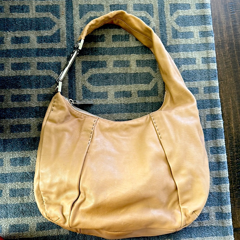 Michael Kors Nude shoulder bag with silver detail
